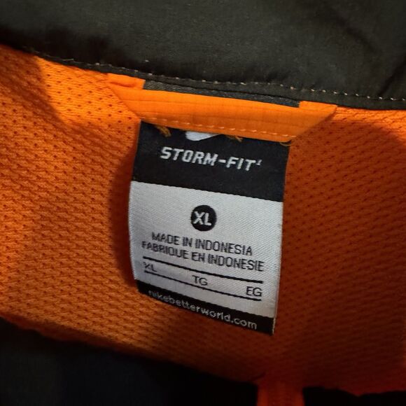 OSU Nike Fit Storm XL Orange Jacket Oklahoma State University Cowboys Vented - Picture 3 of 11